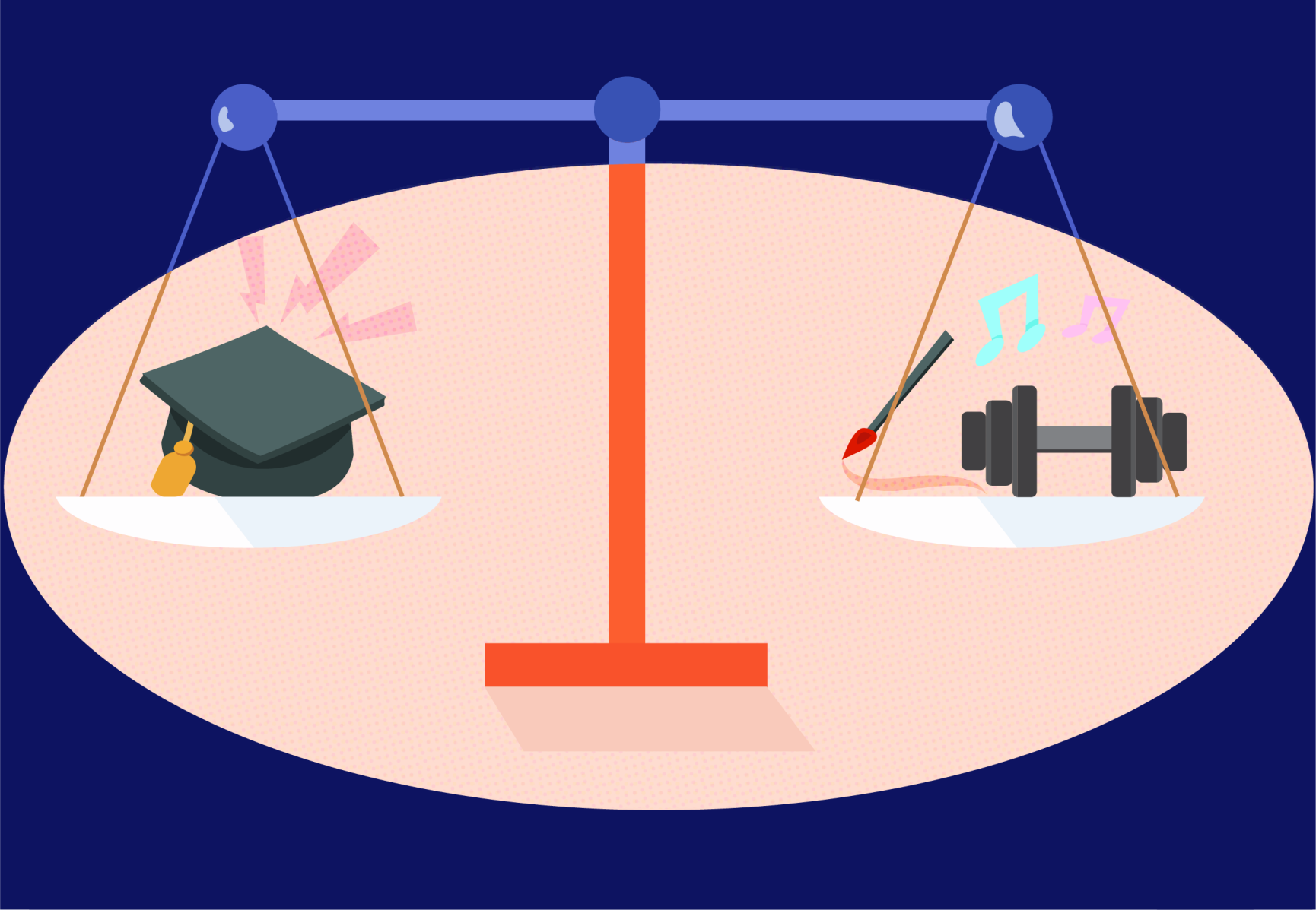Finding balance amid the stresses of college life